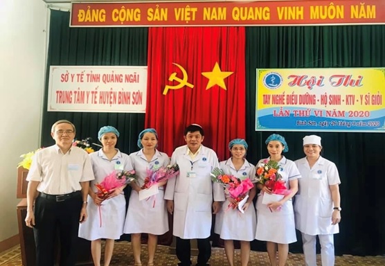 Trung tâm Y tế huyện Bình Sơn tổ chức Hội thi Tay nghề năm 2020