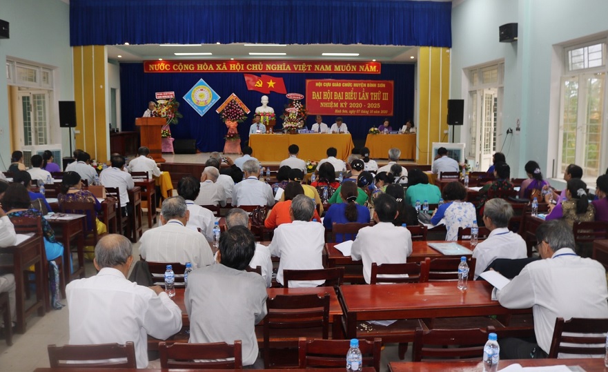 Đại hội Hội Cựu giáo chức huyện Bình Sơn lần thứ III nhiệm kỳ 2020 – 2025