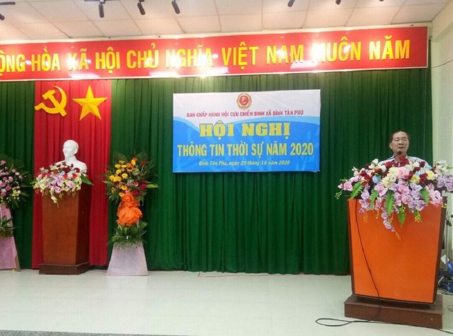 Hơn 200 Hội viên cựu chiến binh xã Bình Tân Phú được thông thông tin thời sự năm 2020