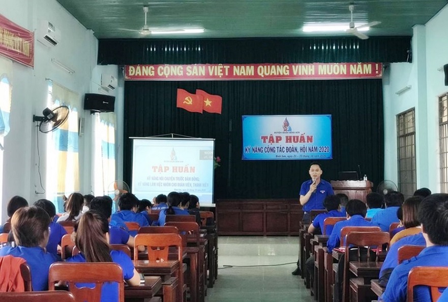Bình Sơn tổ chức tập huấn công tác Đoàn-Hội năm 2020