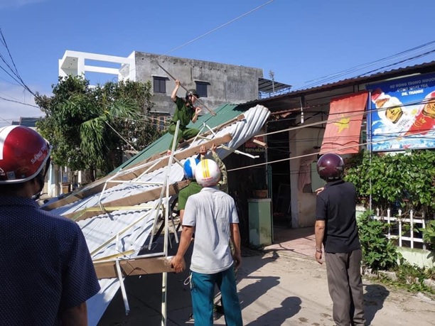 Bình Sơn, Khẩn trương khắc phục thiệt hại do bão số 9