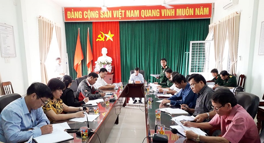 Hội đồng Nghĩa vụ Quân sự huyện Bình Sơn họp phiên thứ nhất