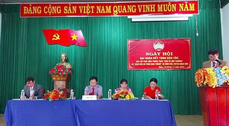 Xã Bình Hải tổ chức ngày hội đại đoàn kết toàn dân tộc
