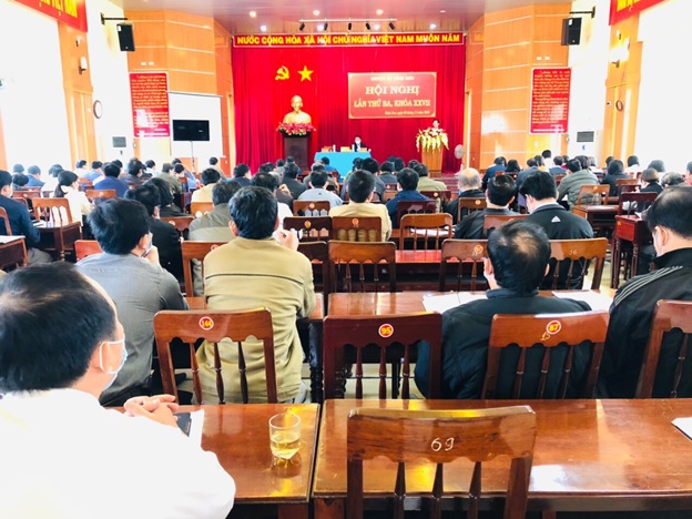 Huyện ủy Bình Sơn tổ chức Hội nghị lần thứ 3, khóa XXVII