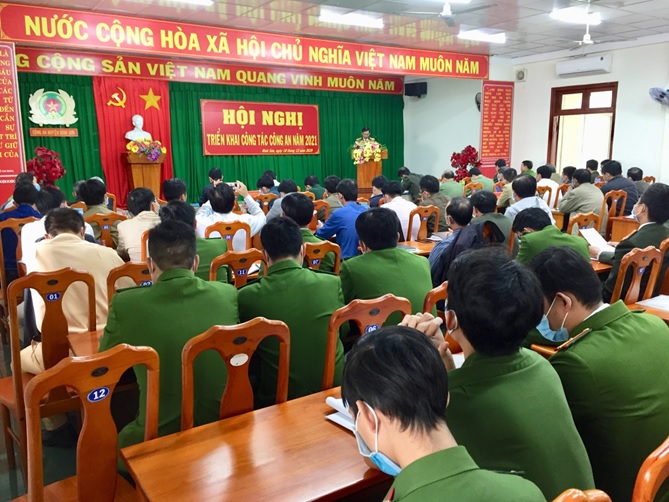 Công an huyện Bình Sơn tổ chức hội nghị tổng kết công tác năm 2020