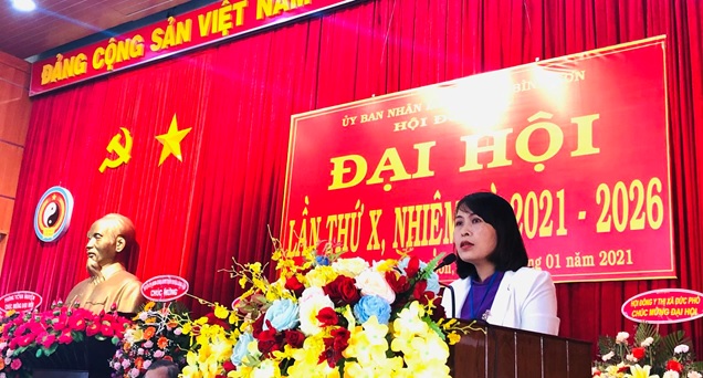 Hội đông y huyện Bình Sơn Đại hội lần thứ X, nhiệm kỳ 2021-2026