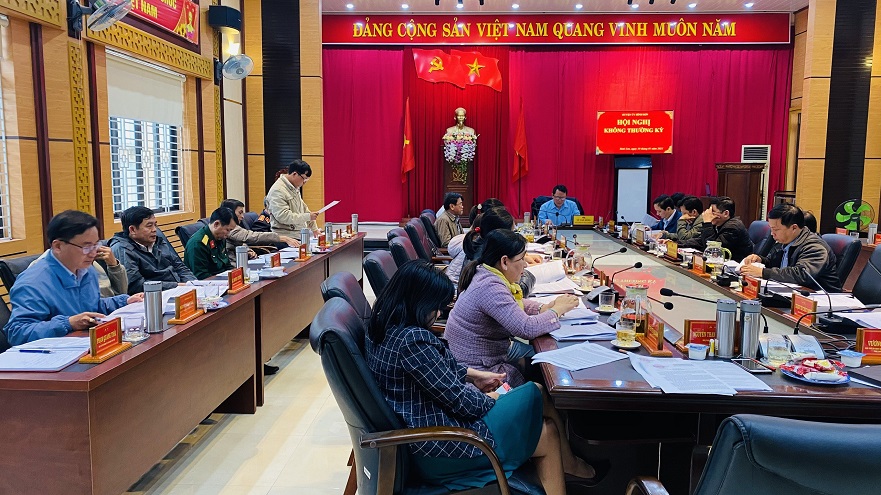Ban Chấp hành Đảng bộ huyện cho ý kiến các nội dung chuyên đề thực hiện Nghị quyết Đại hội Đảng bộ huyện