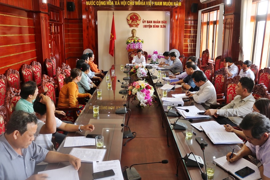 UBND Huyện Bình Sơn tiếp tục làm việc với những người thừa kế hợp pháp của hộ ông Nguyễn Lê