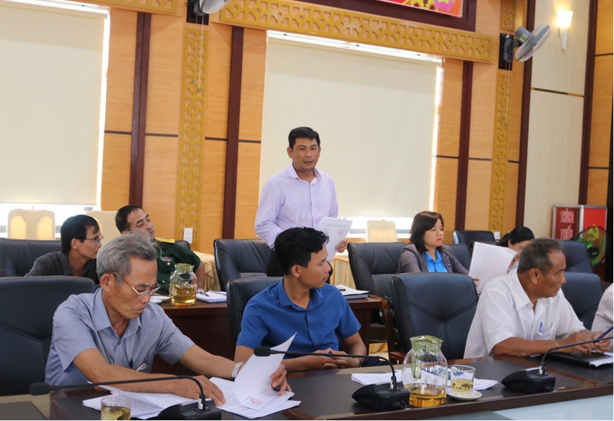 Uỷ Ban Mặt trận Tổ Quốc Việt Nam huyện Bình Sơn tổ chức hội nghị hiệp thương lần ba