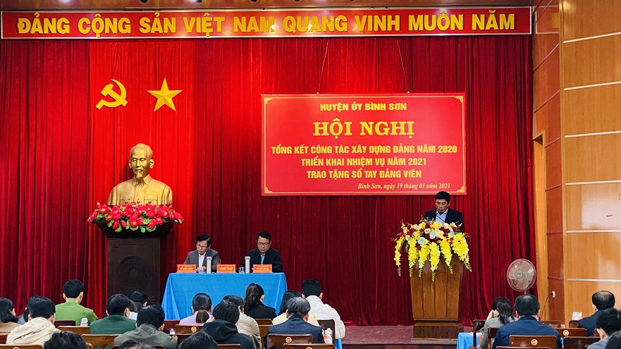 Đảng bộ huyện Bình Sơn hoàn thành xuất sắc nhiệm vụ năm 2020