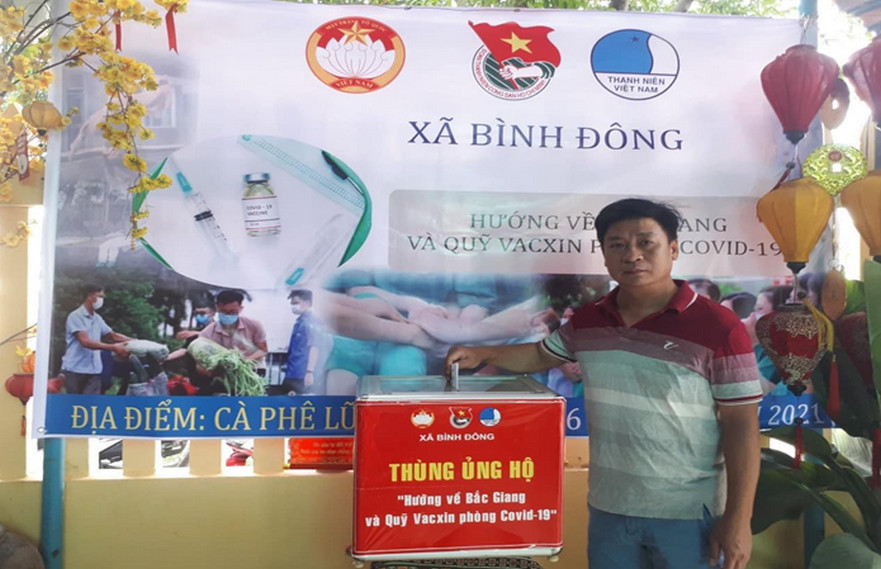 Bình Đông tổ chức Chương trình ly cà phê yêu thương hướng về Bắc Giang