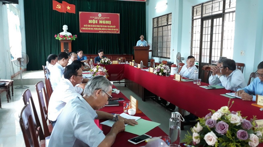 Hội Cựu Chiến binh tỉnh Quảng Ngãi tổ chức trực báo cụm 6 tháng đầu năm 2021 tại huyện Bình Sơn