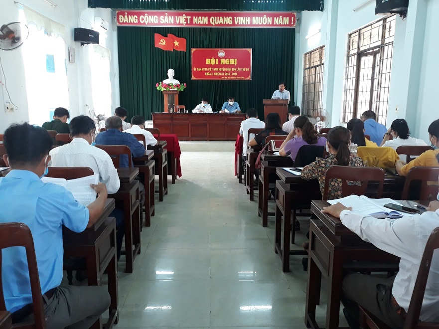 Ủy ban MTTQ Việt Nam huyện tổ chức Hội nghị lần thứ 8, Khóa X nhiệm kỳ 2019 - 2024