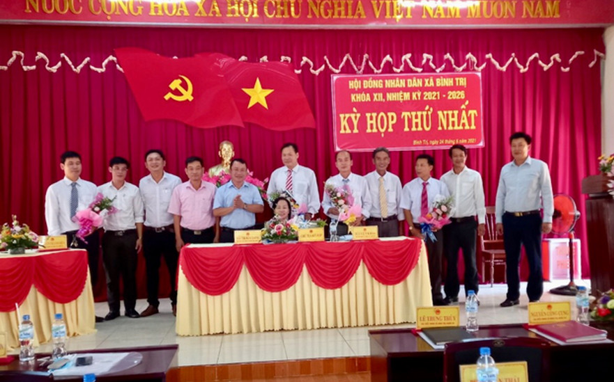 HĐND xã Bình Trị nhiệm kỳ 2021-2026 tổ chức kỳ họp thứ nhất