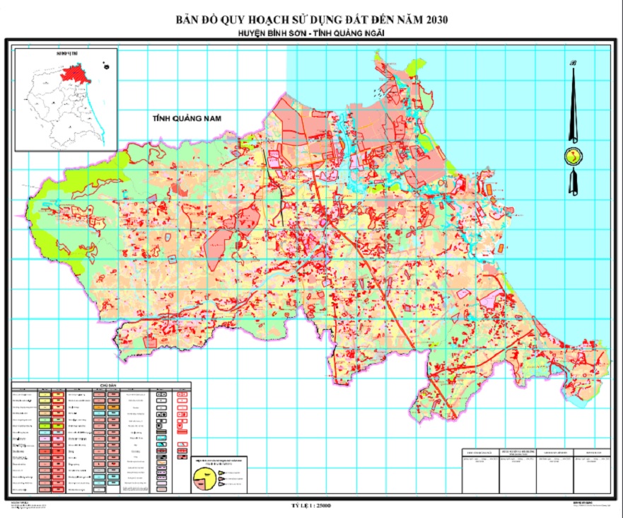 Về việc lấy ý kiến về quy hoạch sử dụng đất huyện Bình Sơn giai đoạn 2021-2030