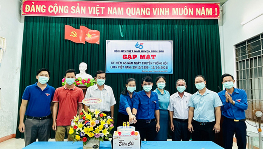 Bình Sơn; Nhiều hoạt động kỷ niệm 65 năm Ngày truyền thống Hội Liên hiệp Thanh niên Việt Nam