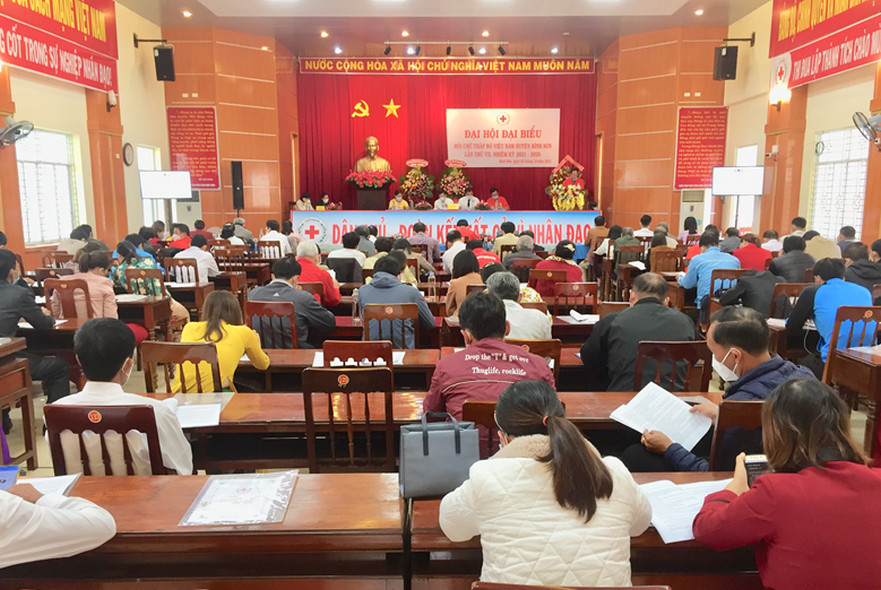 Đại hội đại biểu Hội Chữ thập đỏ huyện Bình Sơn lần thứ VII, nhiệm kỳ 2021 – 2026
