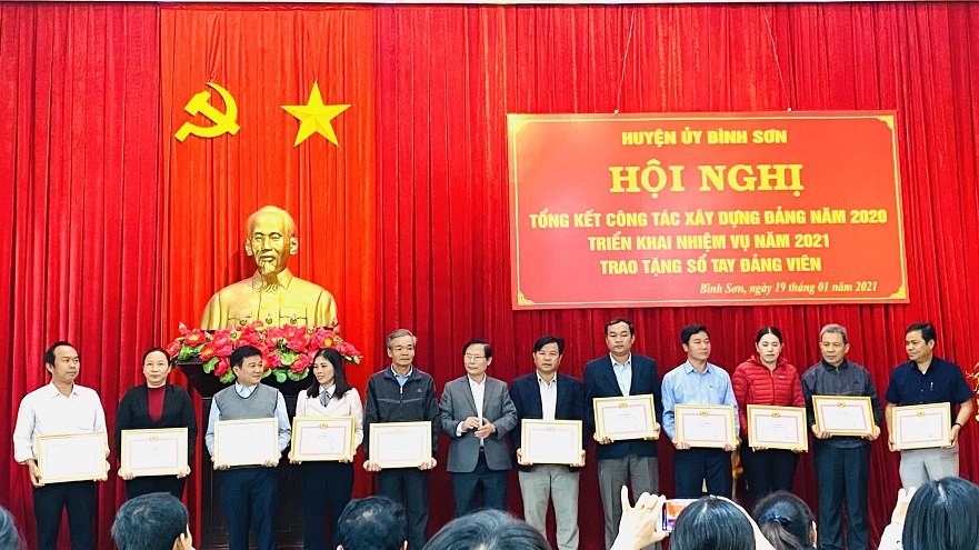 Huyện Bình Sơn với công tác xây dựng tổ chức cơ sở đảng và đội ngũ đảng viên