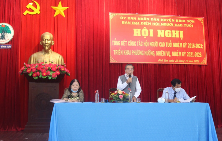 Bình Sơn; Hội nghị tổng kết hoạt động Hội người cao tuổi nhiệm kỳ 2016-2021