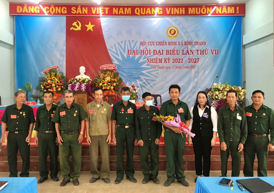 Đại hội đại biểu Hội Cựu chiến binh xã Bình Thanh nhiệm kỳ 2022-2027