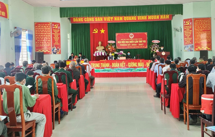 Hội Cựu chiến binh xã Bình Phước đại hội lần thứ VII