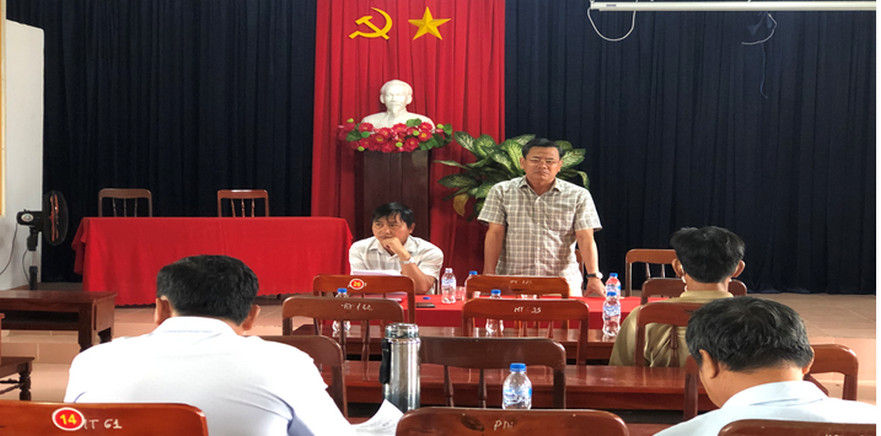 Bình Sơn đối thoại với các hộ dân xã Bình Trung