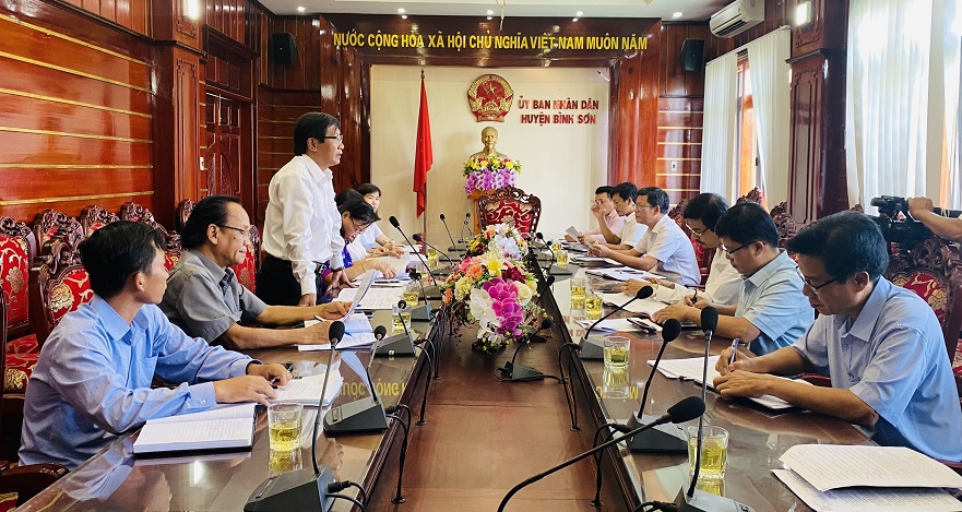 Đoàn Giám sát của Ủy ban Mặt trận Tổ Quốc Việt Nam tỉnh Quảng Ngãi giám sát việc thực hiện Nghị quyết 68/NQ-CP của Chính Phủ