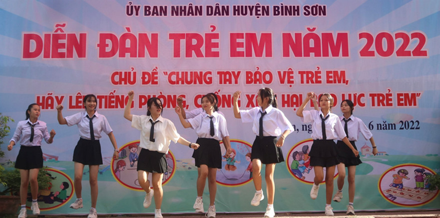 Bình Sơn tổ chức Diễn đàn trẻ em năm 2022