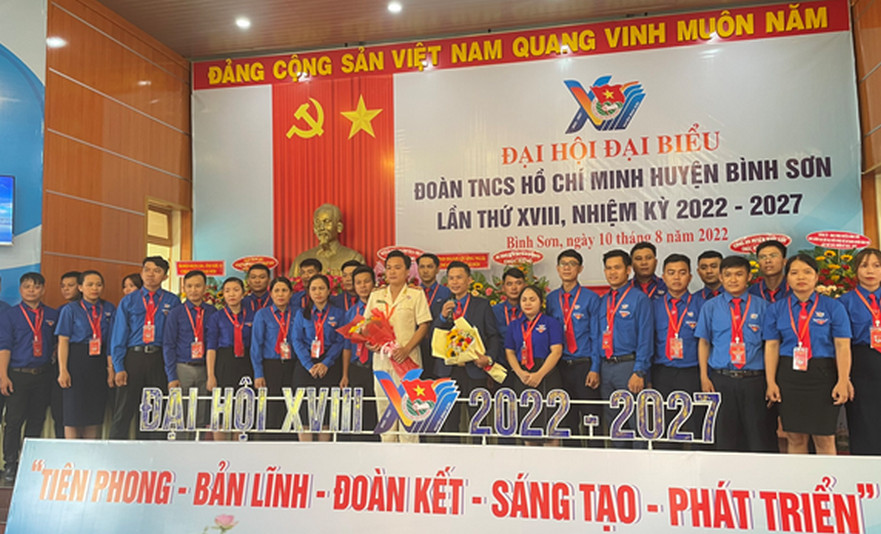 Đại hội đại biểu Đoàn Thanh niên cộng sản Hồ Chí Minh huyện Bình Sơn lần thứ XVIII, nhiệm kỳ 2022 – 2027