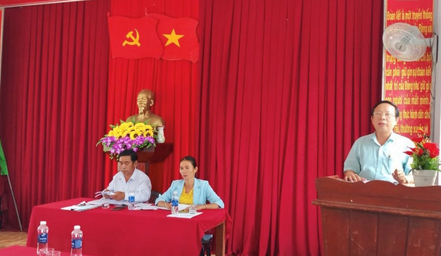 Bí thư Huyện ủy dự sinh hoạt chi bộ thường kỳ tại chi bộ thôn Tuyết Diêm 3, xã Bình Thuận