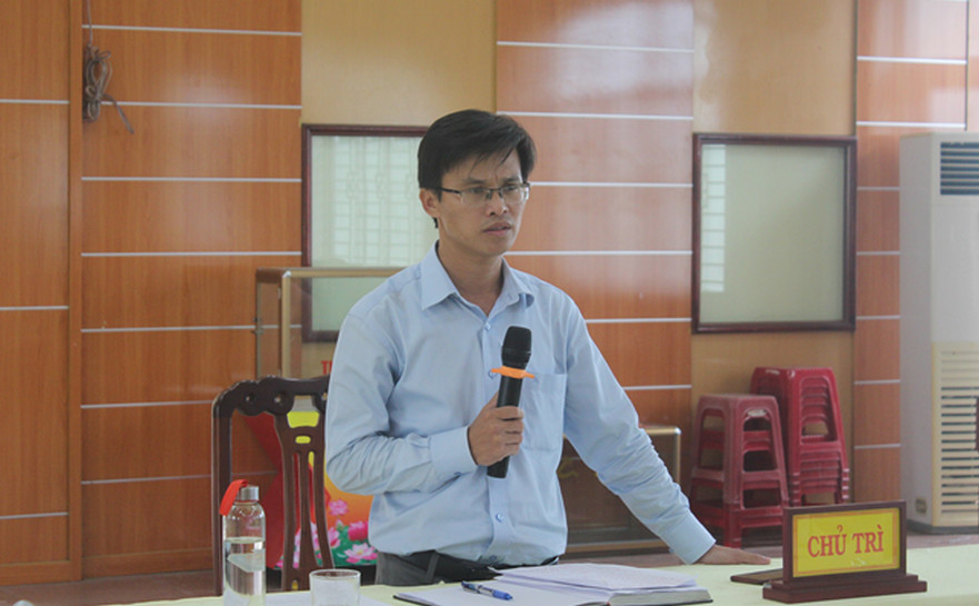 Huyện Bình Sơn triển khai công tác ứng phó cơn bão NORU