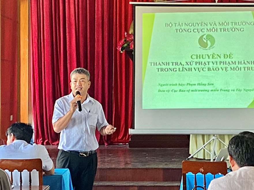 Hội nghị tuyên truyền, phổ biến pháp luật về bảo vệ môi trường tại huyện Bình Sơn