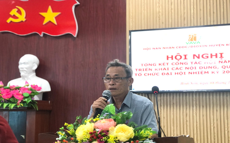 Hội Nạn nhân chất độc da cam/Dioxin huyện Bình Sơn Hội nghị tổng kết công tác Hội năm 2022