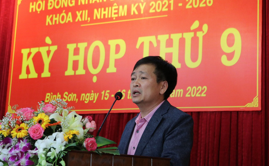 Bình Sơn bầu Chủ tịch HĐND và Chủ tịch UBND huyện nhiệm kỳ 2021 – 2026