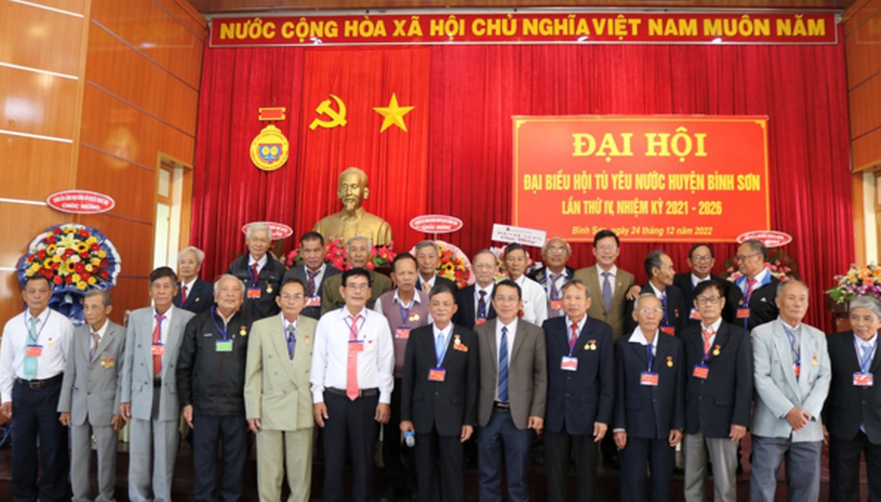 Hội Tù yêu nước huyện Bình Sơn tổ chức thành công Đại Hội lần thứ IV, nhiệm kỳ 2021-2026.