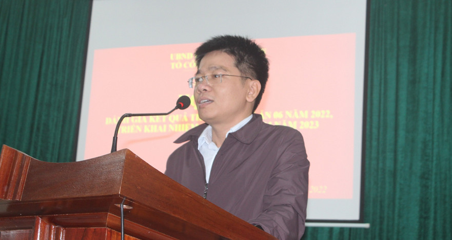 Bình Sơn tổ chức Hội nghị đánh giá kết quả thực hiện Đề án 06 năm 2022