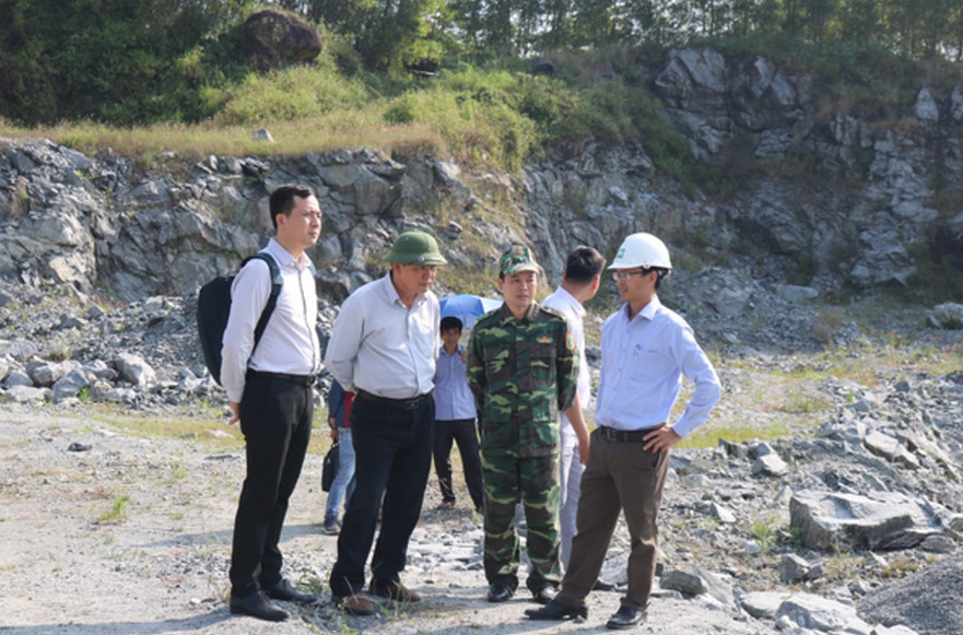 Bình Sơn; Giám sát tại hiện trường mỏ đá Bình Thanh