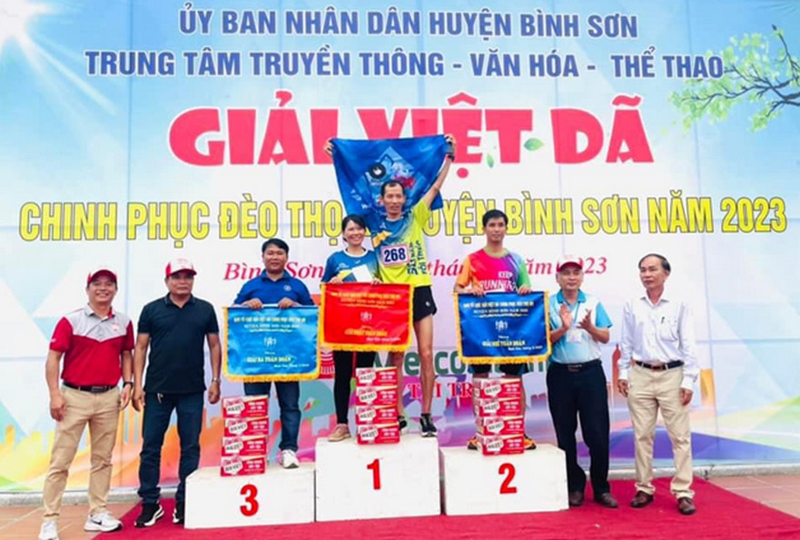Bình Sơn tổ chức Giải Việt dã chinh phục Đèo Thọ An năm 2023