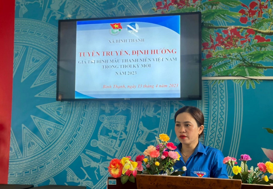 Xã Bình Thạnh; Tuyên truyền, định hướng giá trị hình mẫu thanh niên Việt Nam thời kỳ mới năm 2023