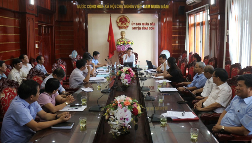 Bình Sơn; Tổ chức họp thông qua Đề án trường học tiên tiến