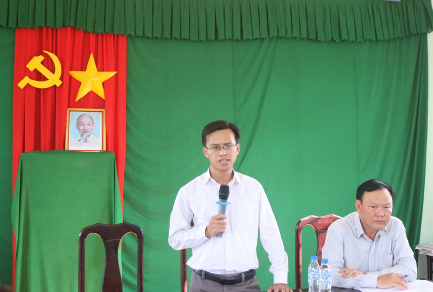Sở Công thương tỉnh, huyện Bình Sơn thông báo kết quả thực hiện nổ mìn giám sát tại mỏ đá Bình Thanh và lắng nghe ý kiến bà con nhân dân