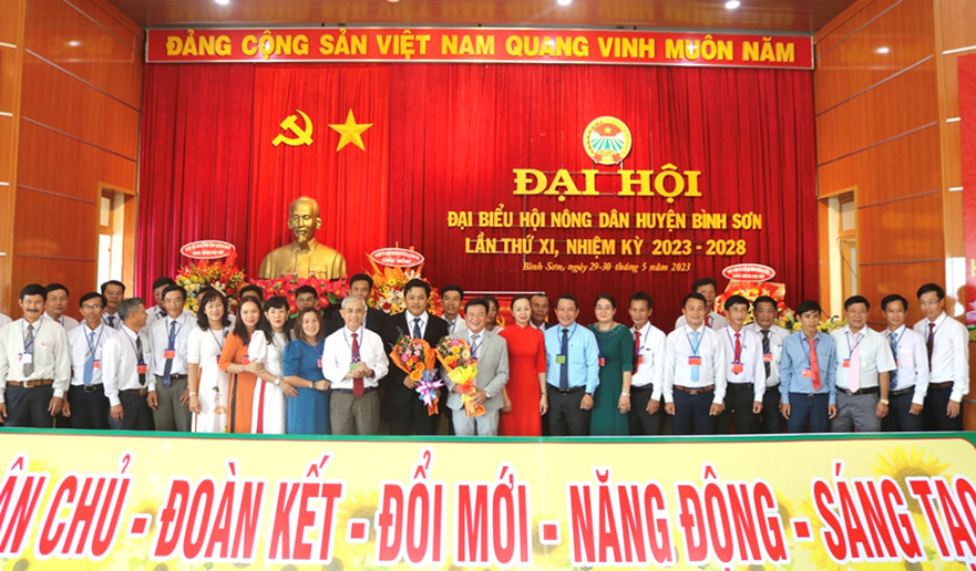 Bình Sơn: Tổ chức thành công Đại hội đại biểu Hội Nông dân huyện lần thứ XI nhiệm kỳ 2023-2028