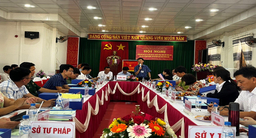 Đoàn công tác của tỉnh Quảng Ngãi tổ chức thẩm tra, đánh giá tiêu chí nông thôn mới nâng cao tại xã Bình Trị và xã Bình Dương, huyện Bình Sơn
