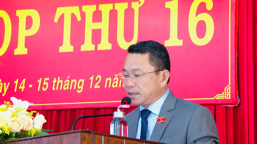 HĐND huyện Bình Sơn khoá XII, tổ chức khai mạc kỳ họp lần thứ 16