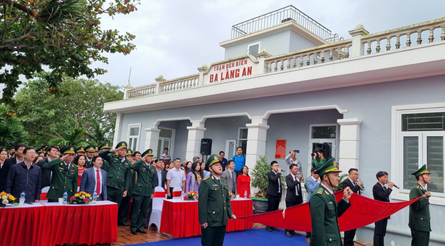 Tổ chức Lễ chào cờ đầu năm mới 2024 tại Ba Làng An