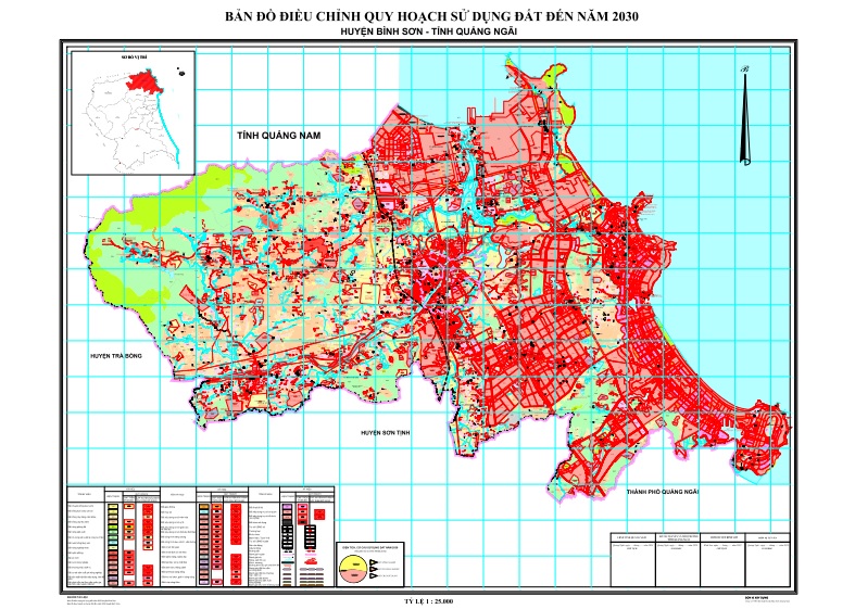 Về việc lấy ý kiến về lập, điều chỉnh quy hoạch sử dụng đất thời kỳ 2021-2030 của huyện Bình Sơn