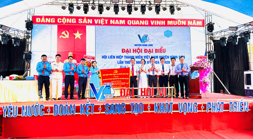 Đại hội đại biểu Hội Liên hiệp Thanh niên Việt Nam huyện Bình Sơn lần thứ VI, nhiệm kỳ 2024 – 2029