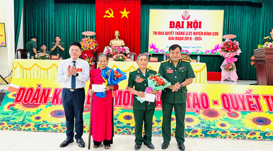 Bình Sơn: Đại hội Thi đua Quyết thắng lực lượng vũ trang huyện giai đoạn 2019 – 2024