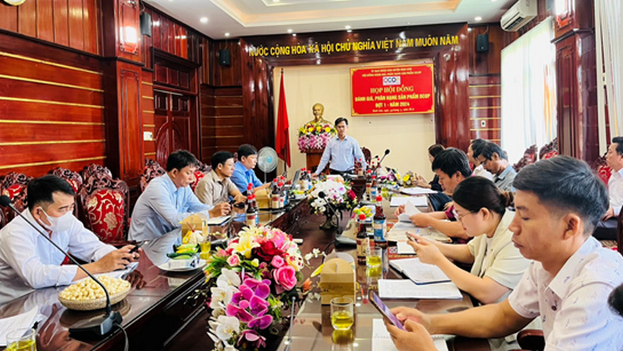Huyện Bình Sơn đánh giá, phân hạng OCOP đợt 1/2024