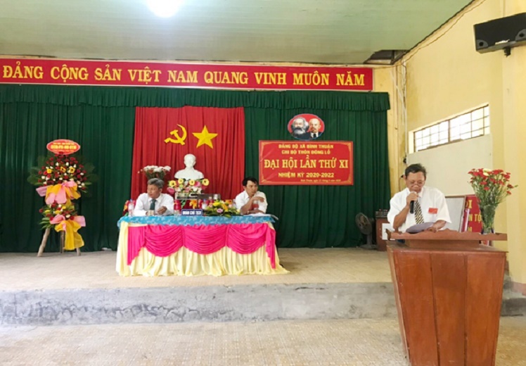 Bình Thuận hoàn thành đại hội chi bộ cơ sở trực thuộc